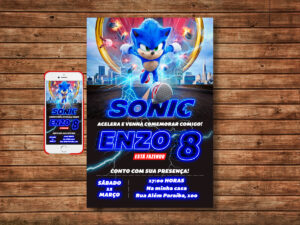 Sonic convite digital